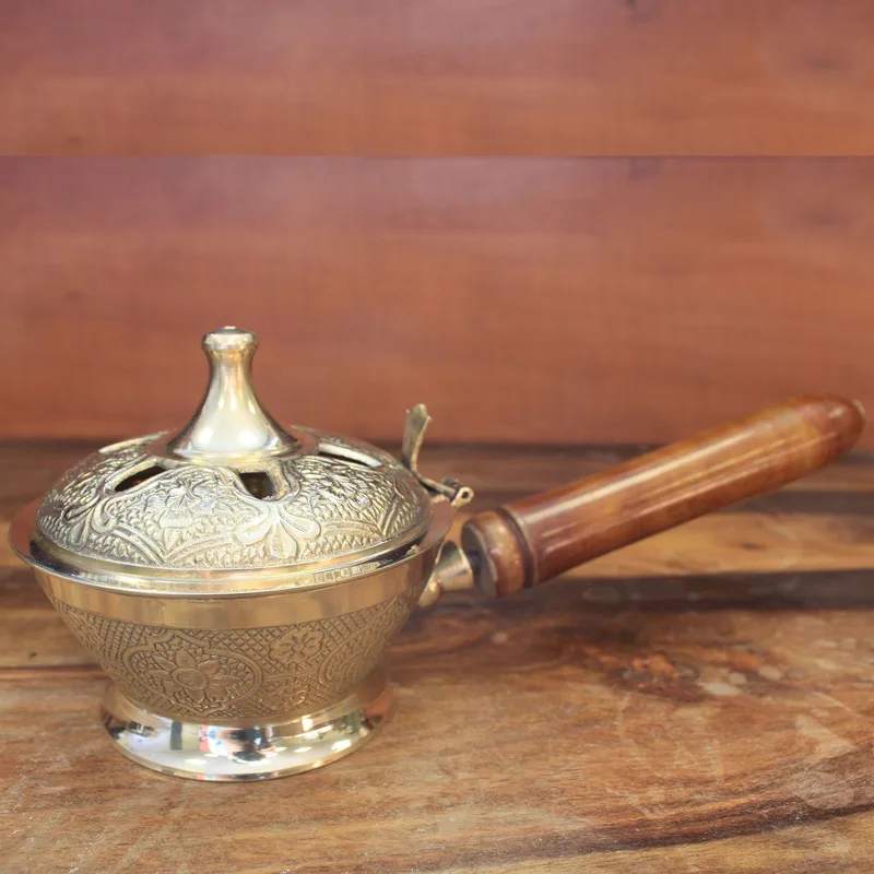 Ornate Censer Incenso Bruciatore — foto 4