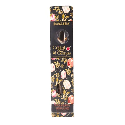 Banjara Cristal Gemas Incenso Sticks - Smoky Quartz Sandalwood — foto 3