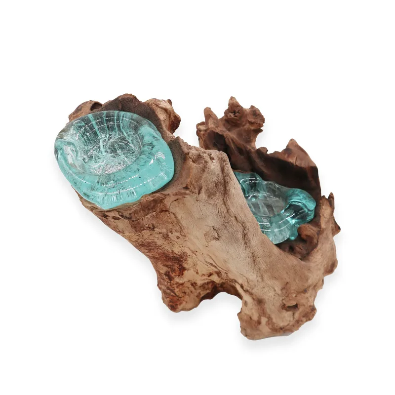 Molton Glass Candela Double Porta on Legno — foto 6