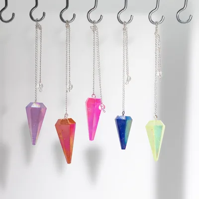Six Sided Pendulum - Aurora Crysta Angel Bianco - 4cm — foto 1