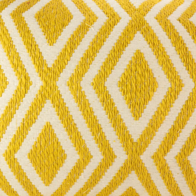 Classic Cushion Cover - Mustard Diamonds- 30x50cm - Lumber Style — foto 4