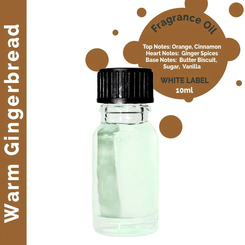 Warm Gingerbread Profumo Olio 10ml Bianco Label — foto 1