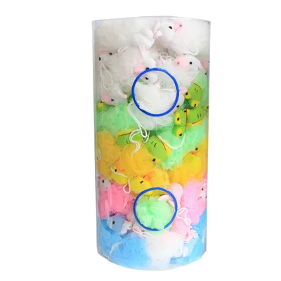 Cotton Animal Scrunchies 5 asst (display tube) - 27gm — foto 1