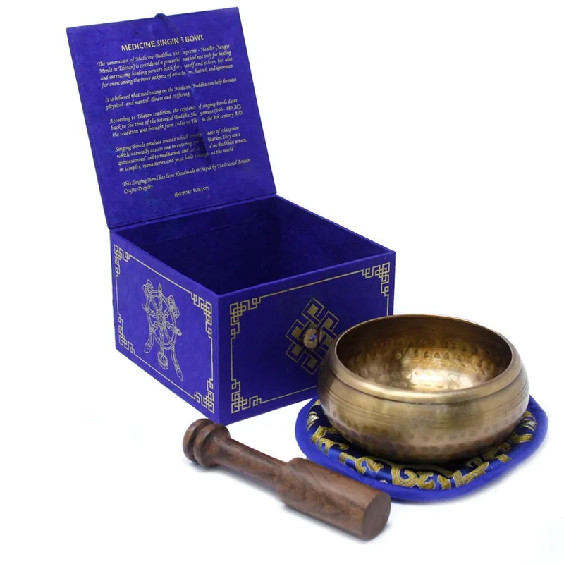 Medicine Buddha Singing Bowl Set 10cm