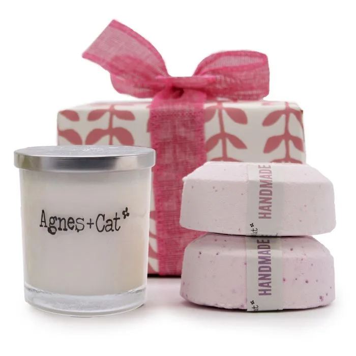 Gift Scatola - Coffee & Walnut Candela + Peonies & Japanese Bloom (Fizz) — foto 1