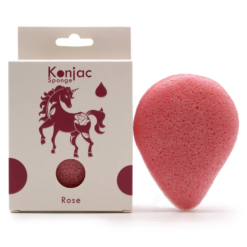 Teardrop Konjac Sponge - Rosa - Anti-aging
