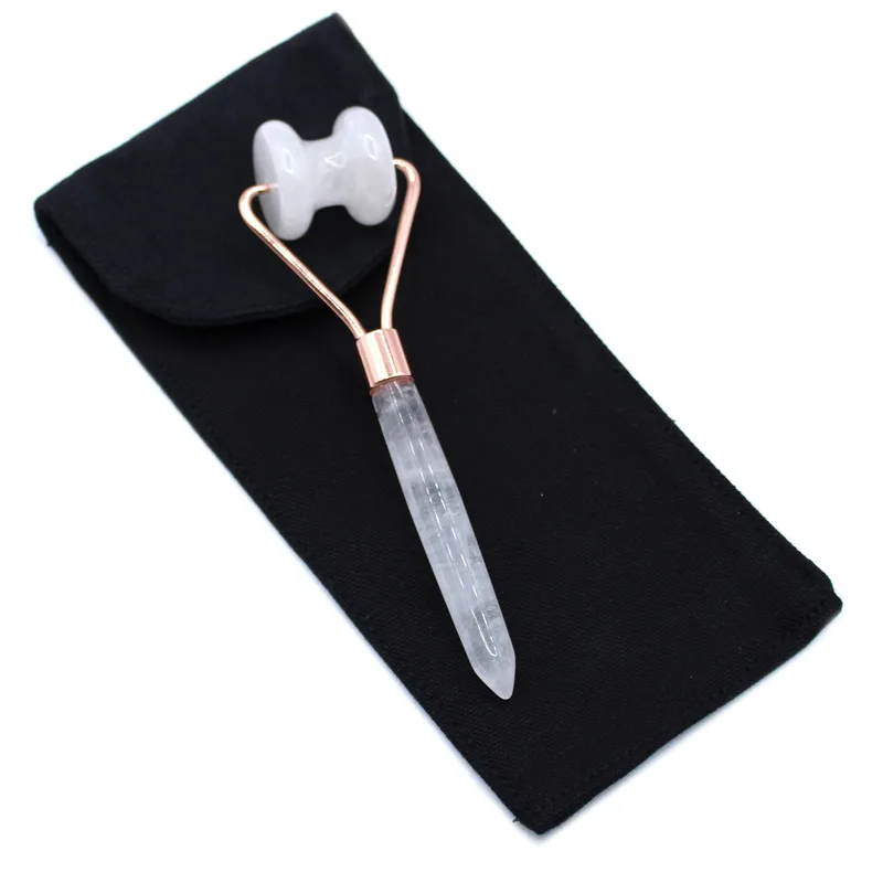 Gemstone Jawline Roller Rock Quartz