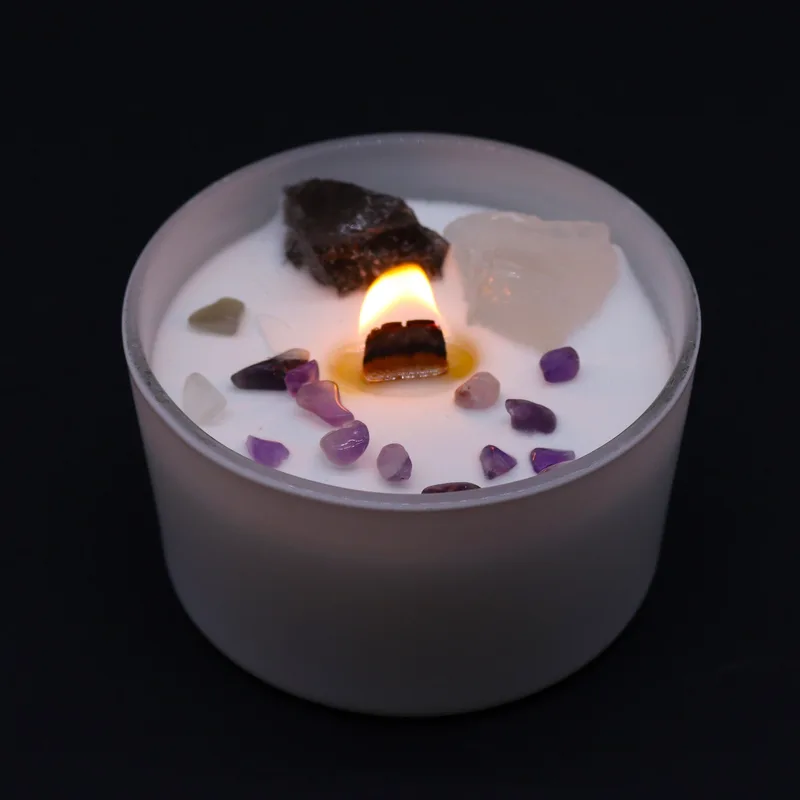 Chakra Crystal Candele - Crown Chakra — foto 1