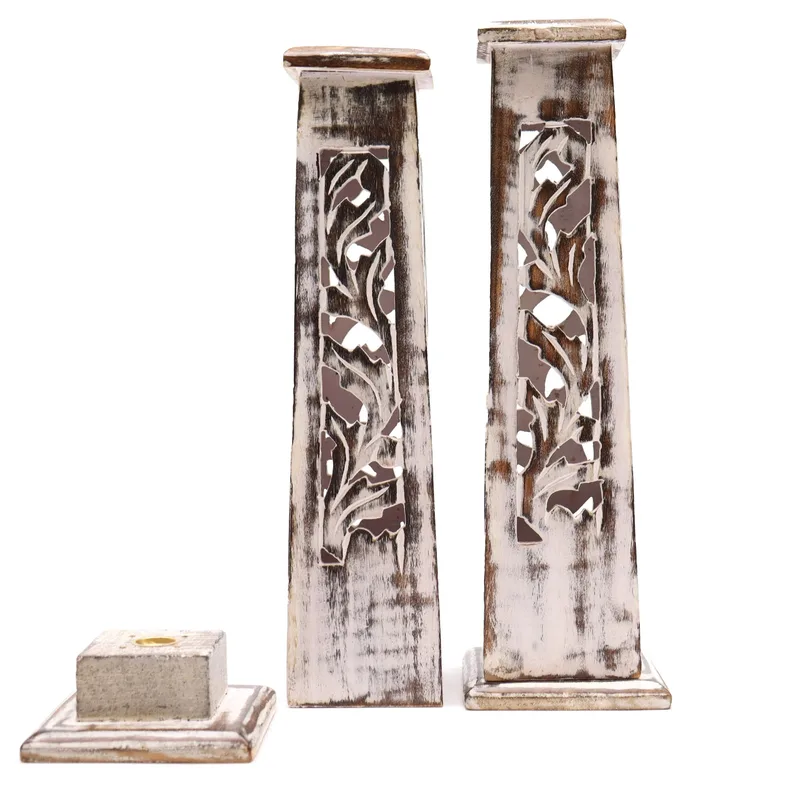 Tapered Incenso Tower Washed Des2 - Mango Legno
