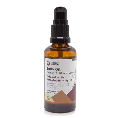Organic Corpo Olio 50ml - Sandalwood & Myrrh — foto 3