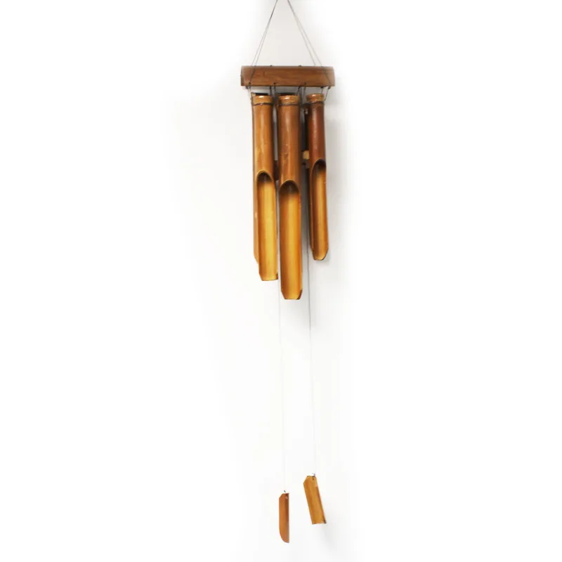 Bamboo Windchime - Naturale finish - 6 Medium Tubes
