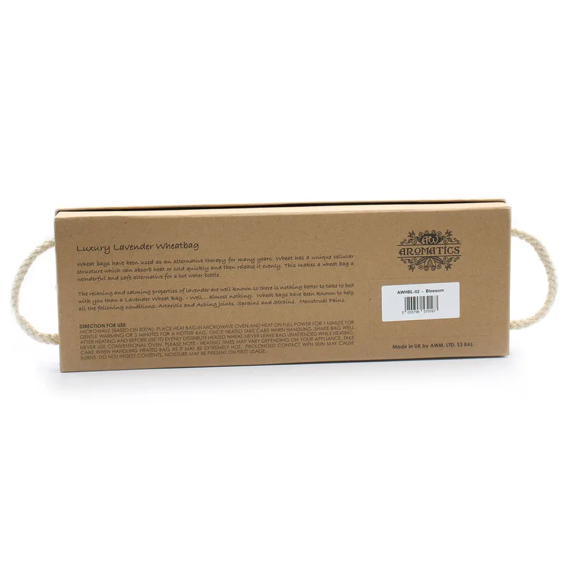 Luxury Lavanda Wheat Bag in Gift Scatola Blossom
