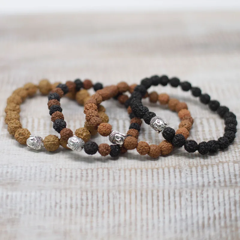 Assorted Rudraksha Buddah Bangles — foto 1
