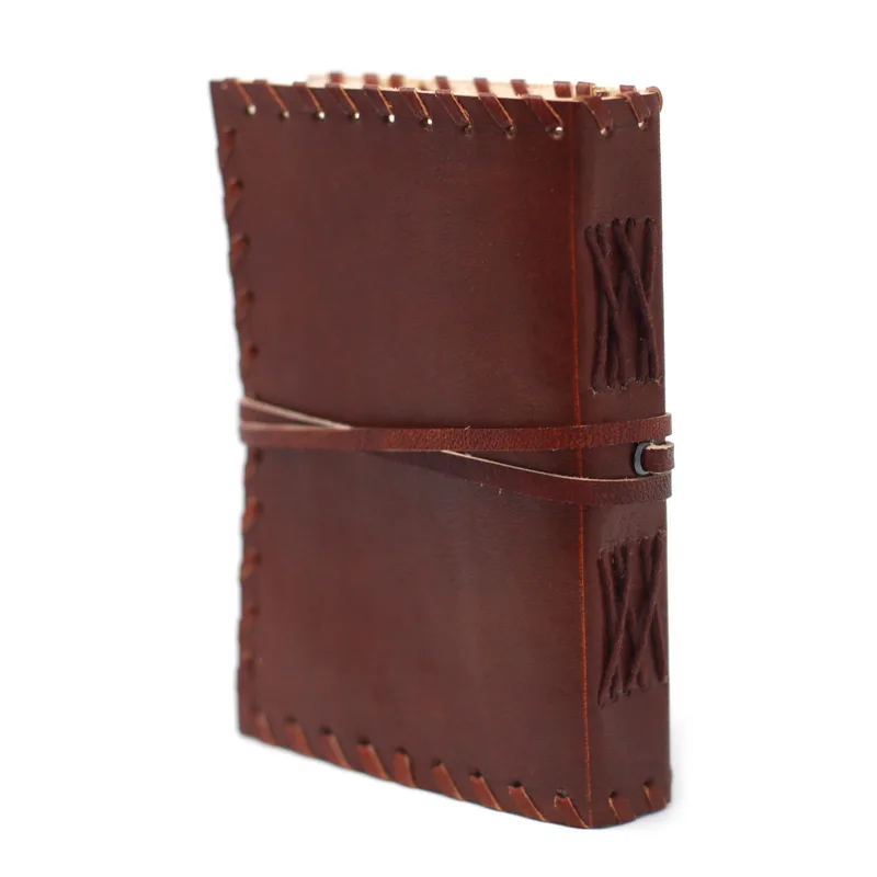 Leather Book of Thoughts with Wrap Notebook — foto 4