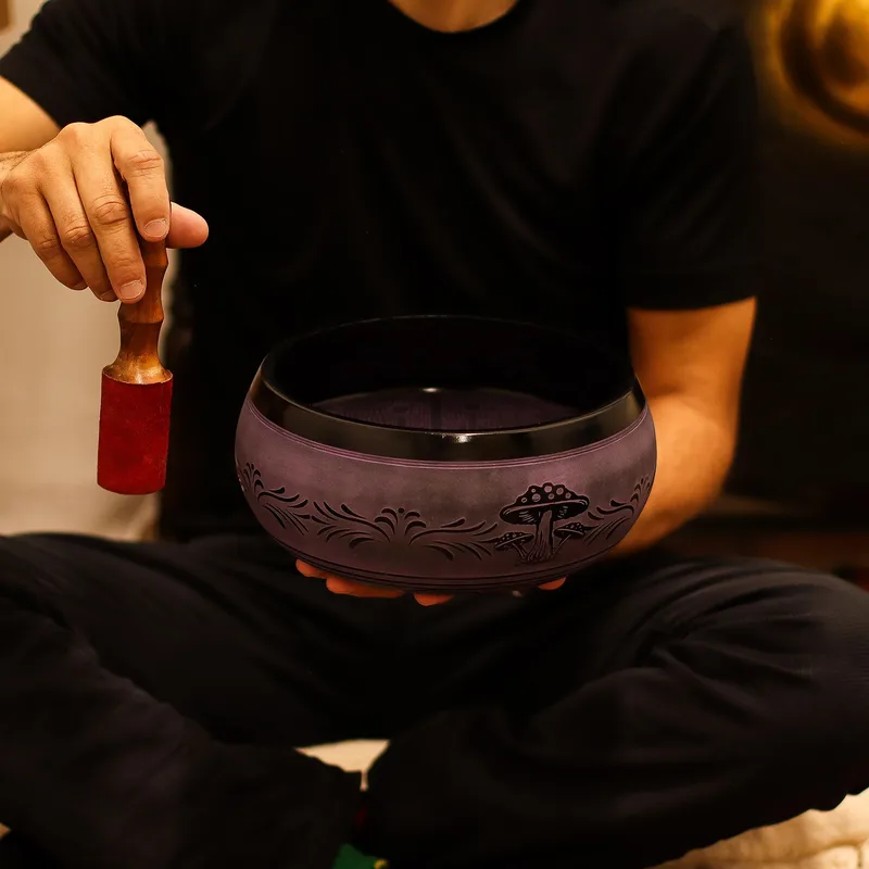 Extra Loud Mushroom Singing Bowl Purple Haze — foto 3