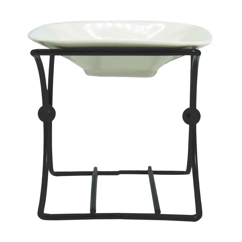 Ceramic & Metal Square Stand — foto 4