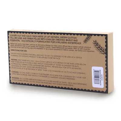 Lavanda Naturale Cotton and Juco Eye Pillow in Gift Scatola Madagascar Giraffe — foto 3