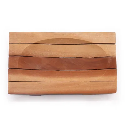 Classic Mahogany Sapone Dish - Grid Drainer — foto 3