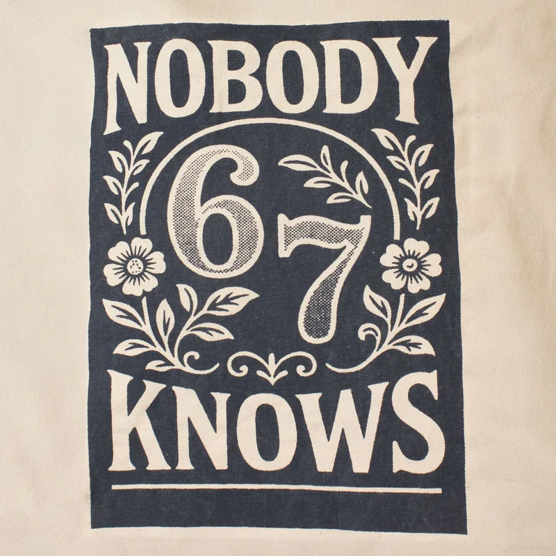 Nomad Sari Iconic Toni Tote Bag - Nobody Knows 67 - Naturale 10oz — foto 5