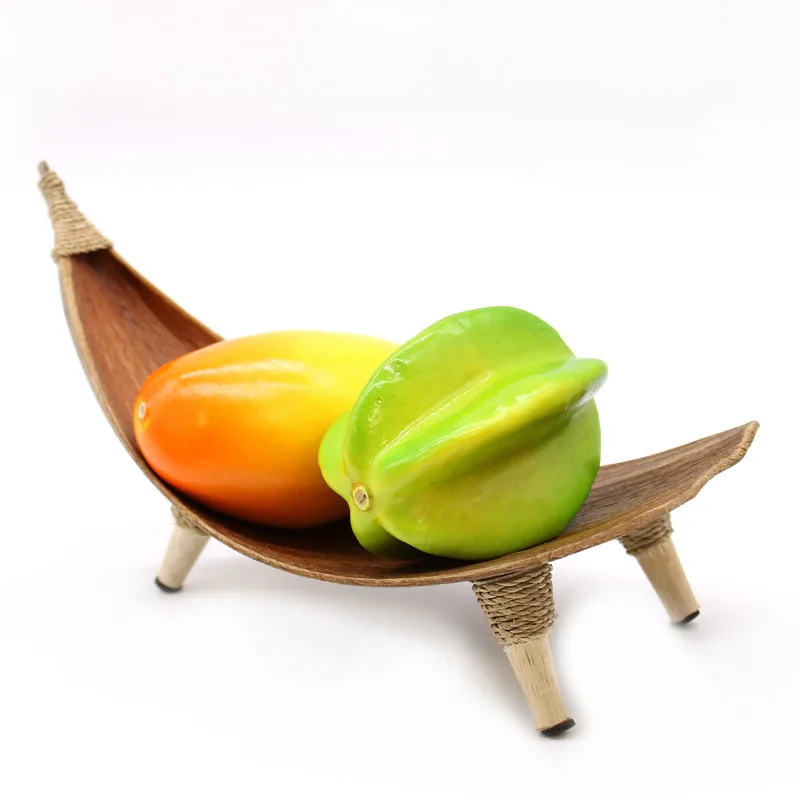 Coconut Leaf Fruit Bowl Set Naturale — foto 2