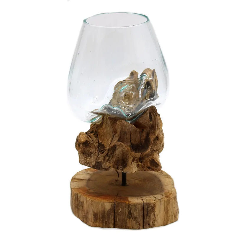 Molten Glass on Legno with Stand Large Bowl — foto 2