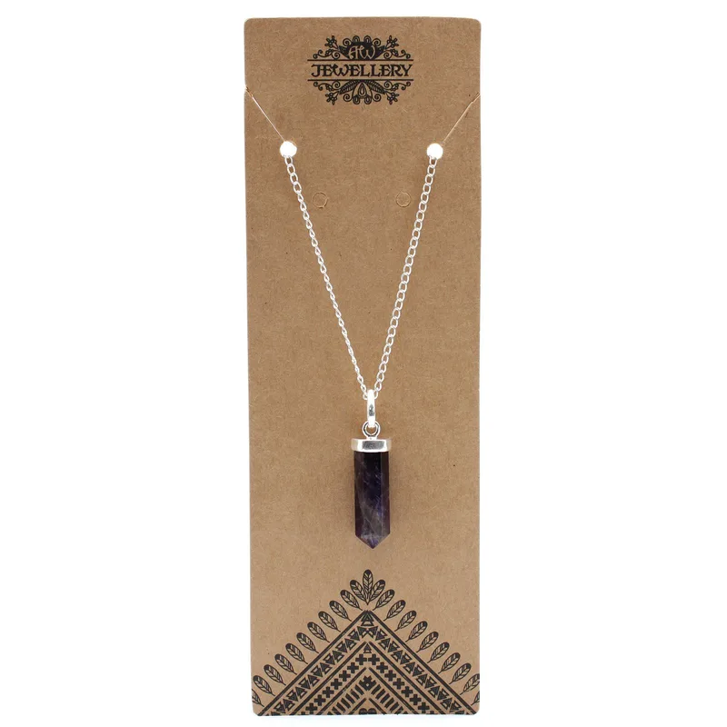 Gemstone Classic Point Pendant Amethyst — foto 1