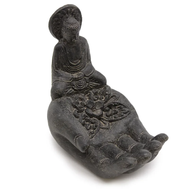 Buddah & Hand Incenso Bruciatore Nero — foto 2