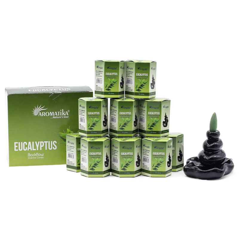 Masala Backflow Incenso pack of 10 Eucalipto — foto 5