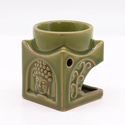 Square Buddha Bruciatore - Light Jade — foto 2