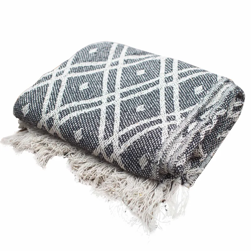 Boho Comfort Throws Nero & Biege Regency — foto 3