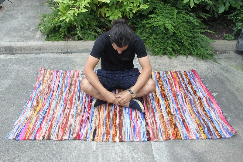 Large Velvet Rug 105x185cm