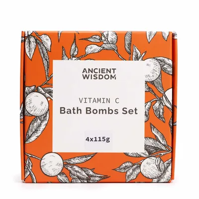 Zesty Vitamin C Bagno Bombe Set – Aromatherapy Quartet — foto 5