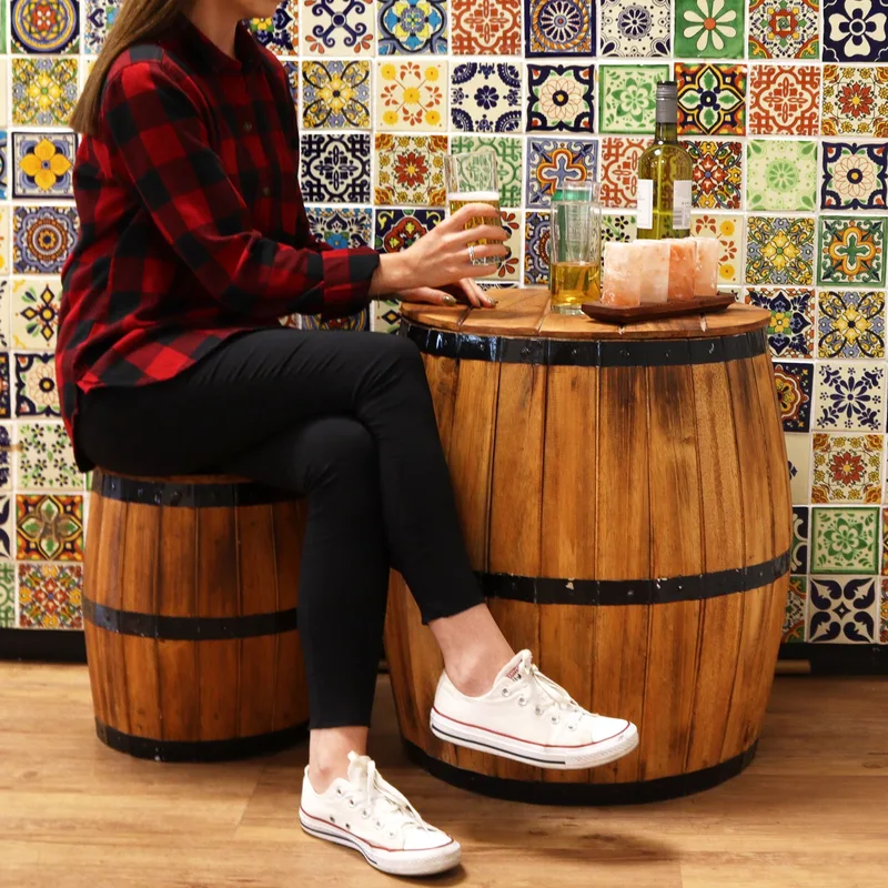 Beer Barrel Table Naturale — foto 3