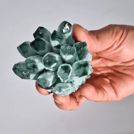 Crafted Quartz Cluster Verde Ghost Quartz — foto 2