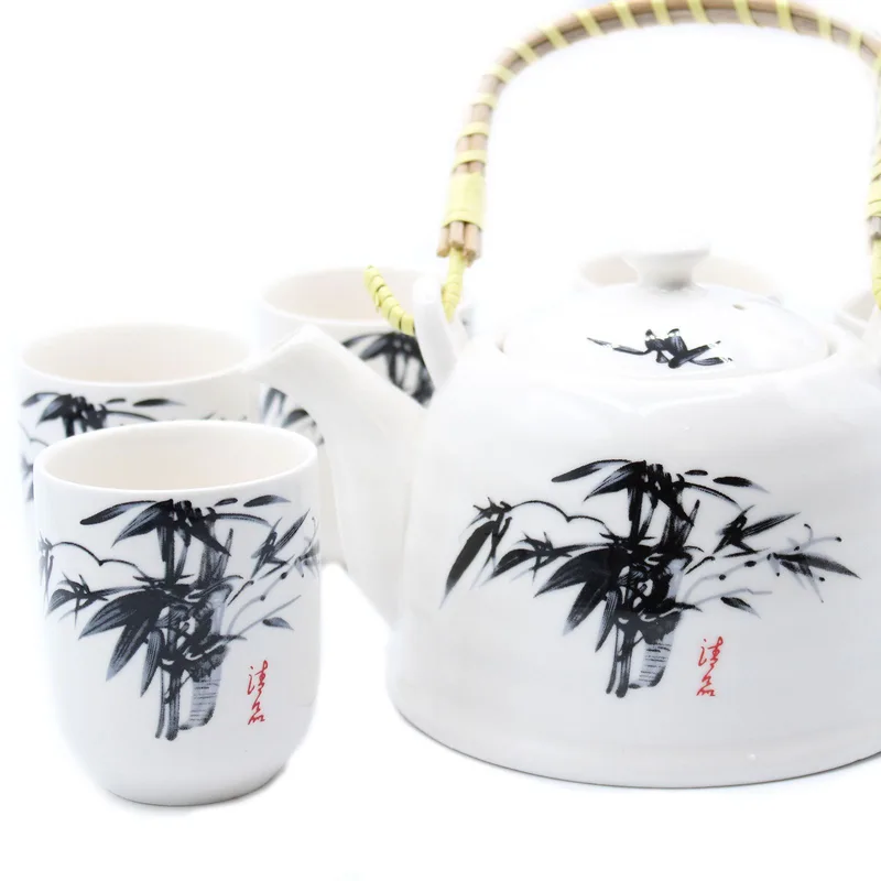 Herbal Teapot Set Bianco Stone Oriental — foto 1
