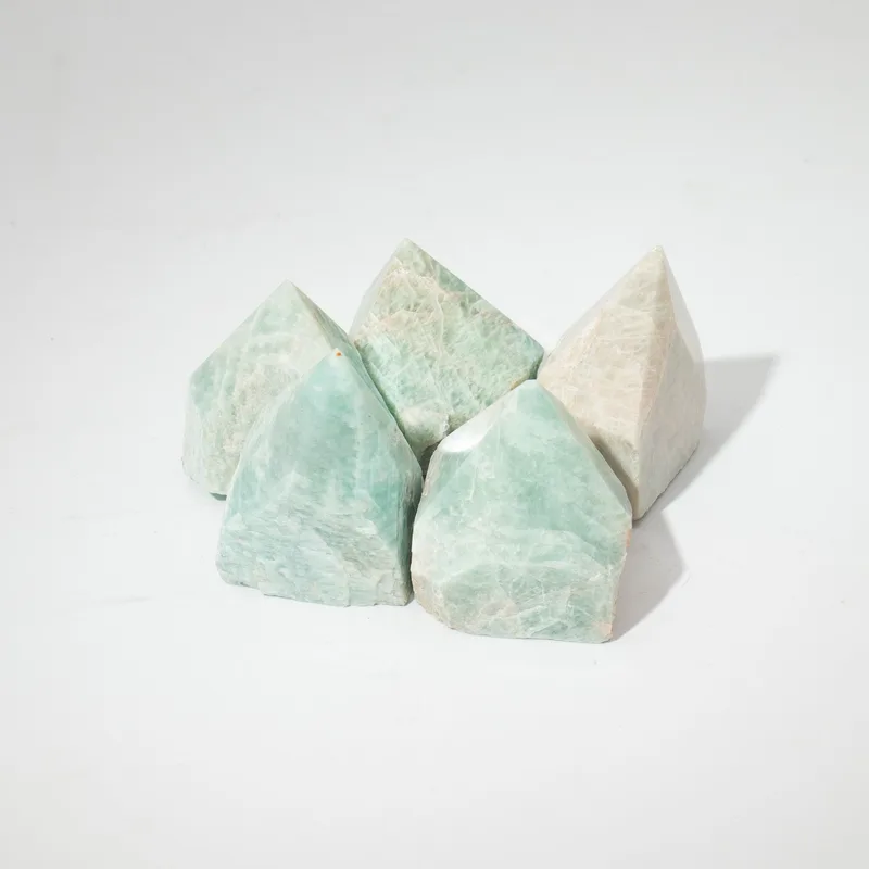Gemstone Top Polished Points Indian Amazonite — foto 2