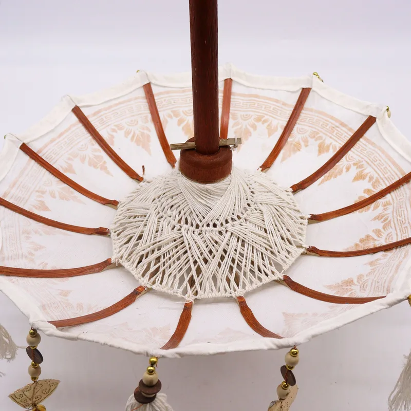 Bali Home Decor Parasol - Canvas - Oro Decor- 40cm — foto 4
