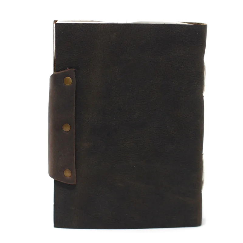 Leather Nero Confessions with Lock Notebook — foto 5