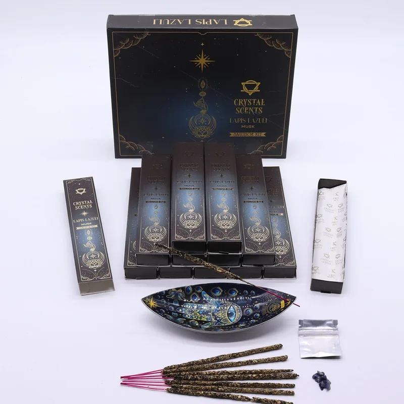 Lapis Crystal Scents Smudge Incenso - Muschio