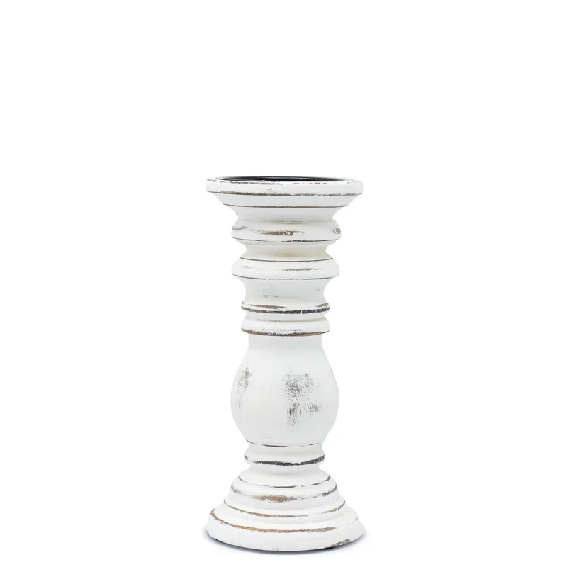 Classic Candela Stand Whitewash 23x10cm Small — foto 4