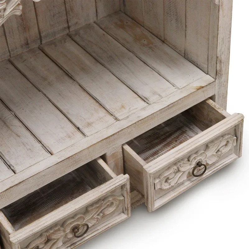 Albasia Bathroom Cabinet Whitewash