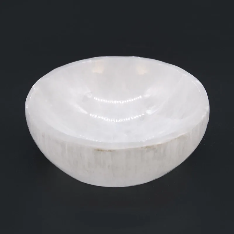 Selenite Round Bowl - 10cm — foto 2