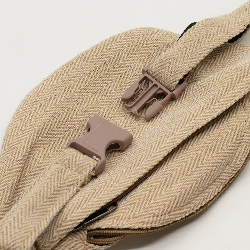 Cotton Hemp Style Belt Bag Naturale — foto 4