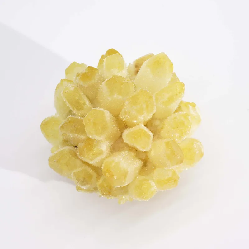 Crafted Quartz Cluster Yellow Ghost Quartz — foto 2