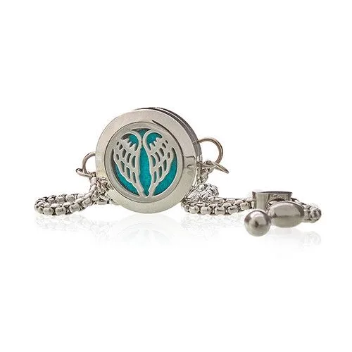 Aromatherapy Jewellery Chain Bracelet Angel Wings 20mm — foto 6