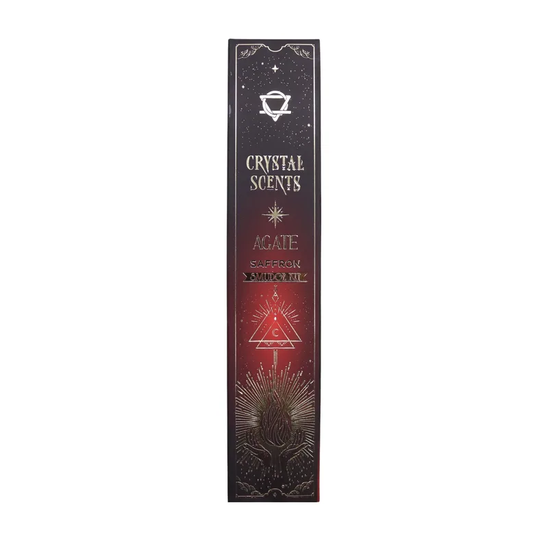 Red Agate Crystal Scents Smudge Incenso - Saffron — foto 4