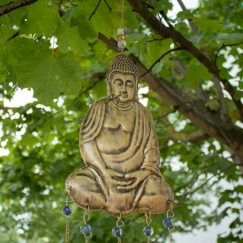 Indian Chimes Lrg Buddha 5 Bell Chimes — foto 4