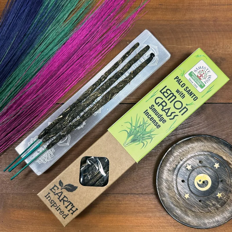 Earth Inspired Smudge Incenso Limone Grass — foto 2