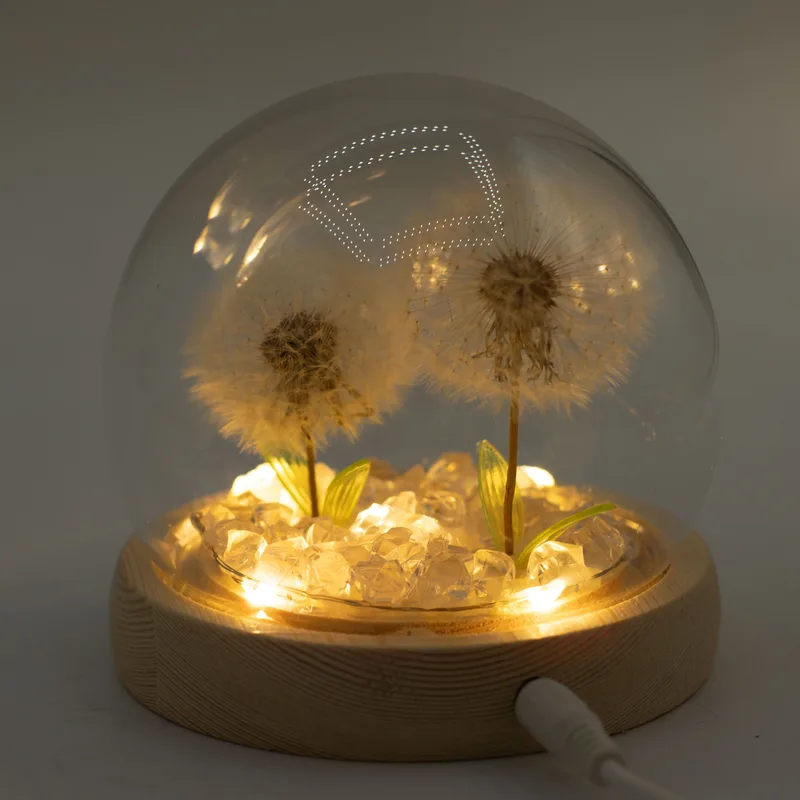 Floral Glow Garden Dome 2 Dandelions LED USB — foto 5