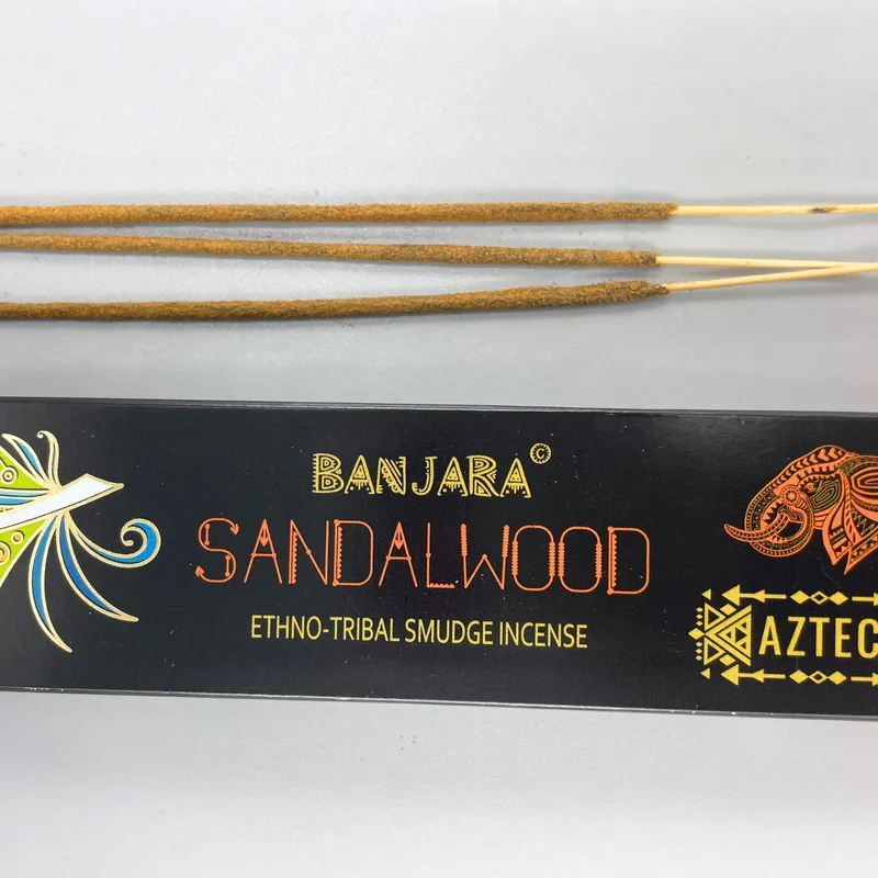 Banjara Tribal Smudge Incenso Sandalwood — foto 1